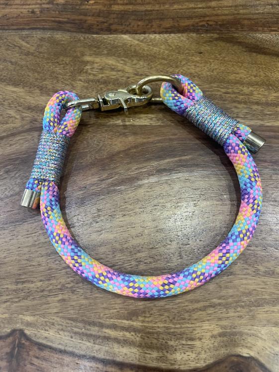 Collier corde multicolor