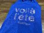 Tee shirt bleu electrique Voila l'été
